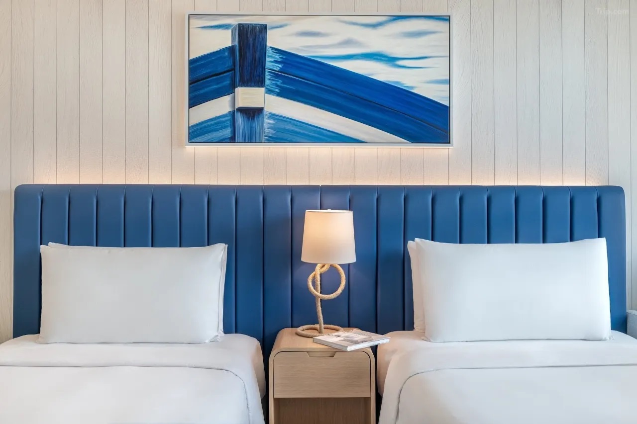 The Wood Veneer of The Crowne Plaza Abu Dhabi Hotel